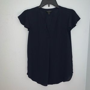 J CREW Blue blouse Size 2